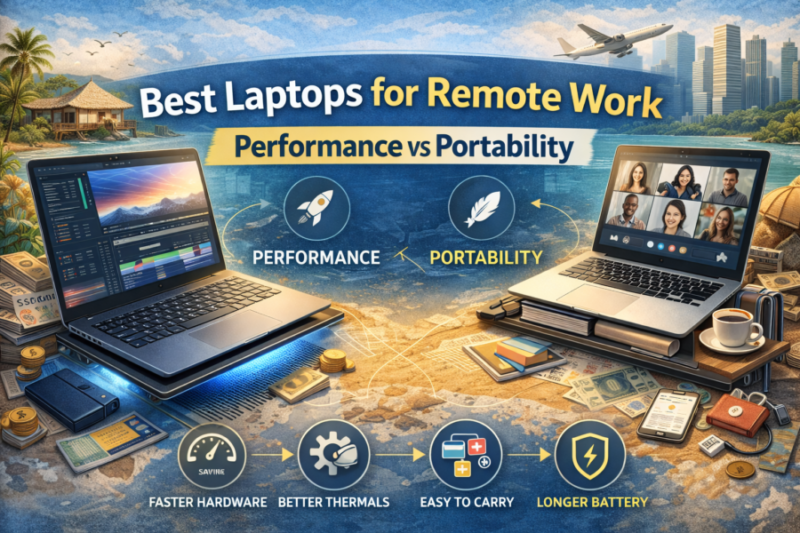Best Laptops for Remote Work (Performance vs Portability)