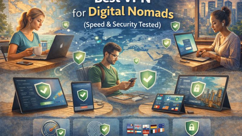 Best VPN for Digital Nomads (Speed & Security Tested)