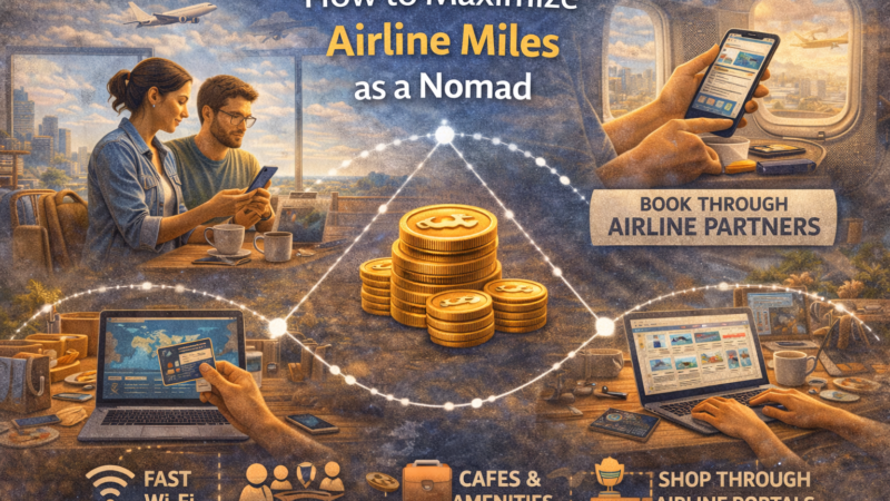 How to Maximize Airline Miles as a Nomad