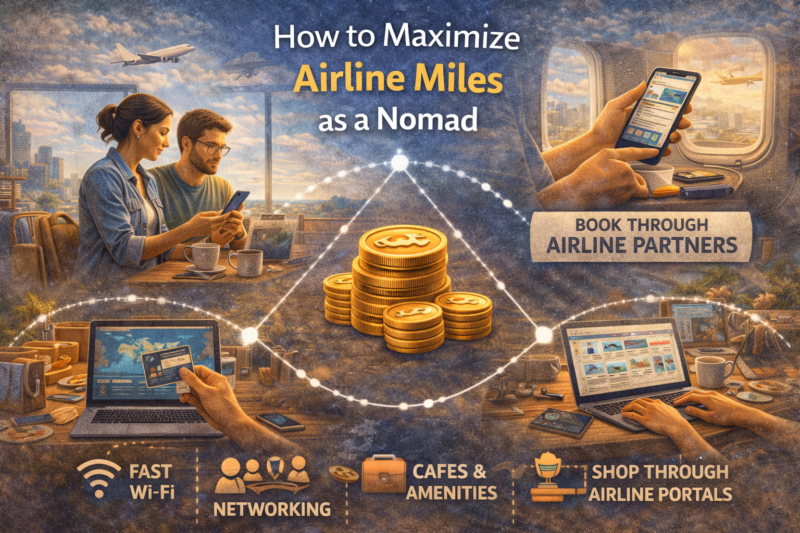 How to Maximize Airline Miles as a Nomad