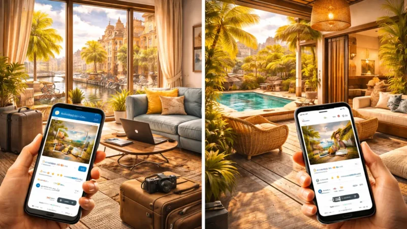 Booking.com Genius vs Airbnb Plus Long-Stay Comparison