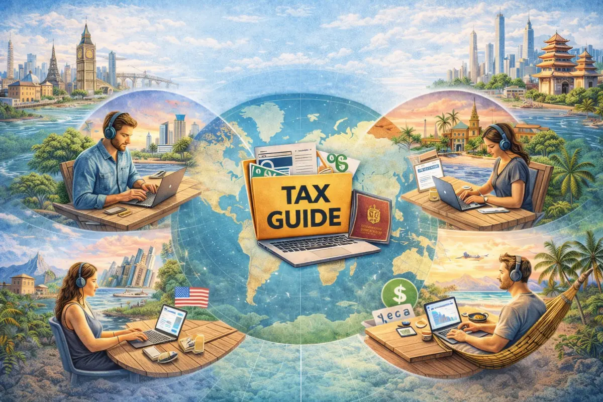 Digital Nomad Tax Guide (By Region Overview)