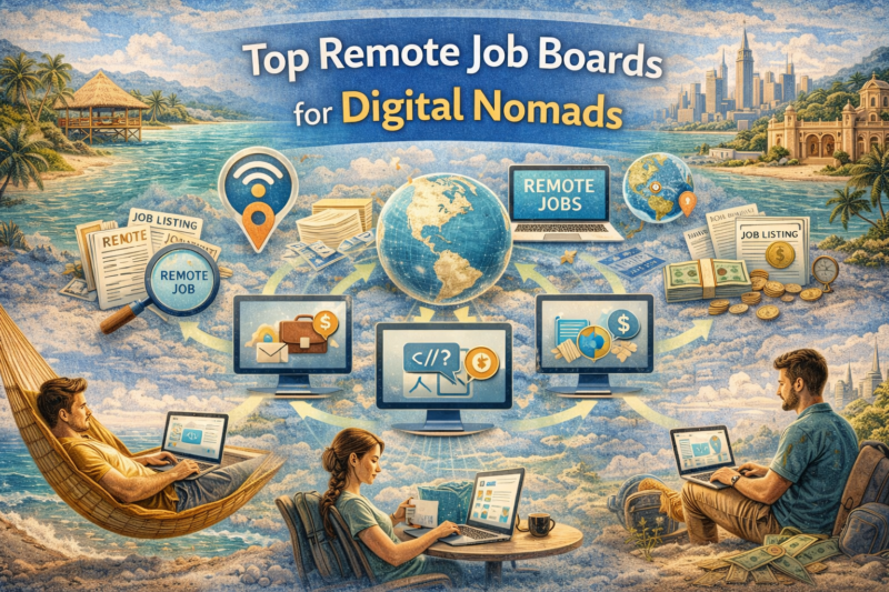 Top Remote Job Boards for Digital Nomads