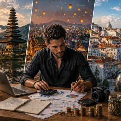 Budget Breakdown Bali, Chiang Mai, Lisbon