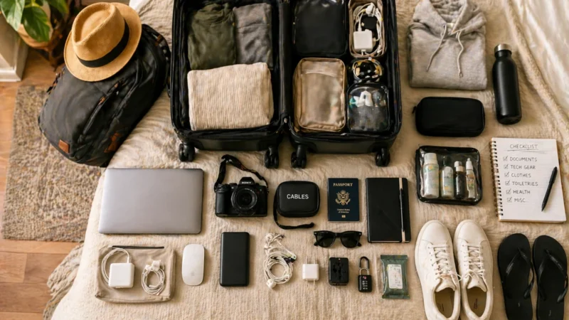 Digital Nomad Packing Checklist